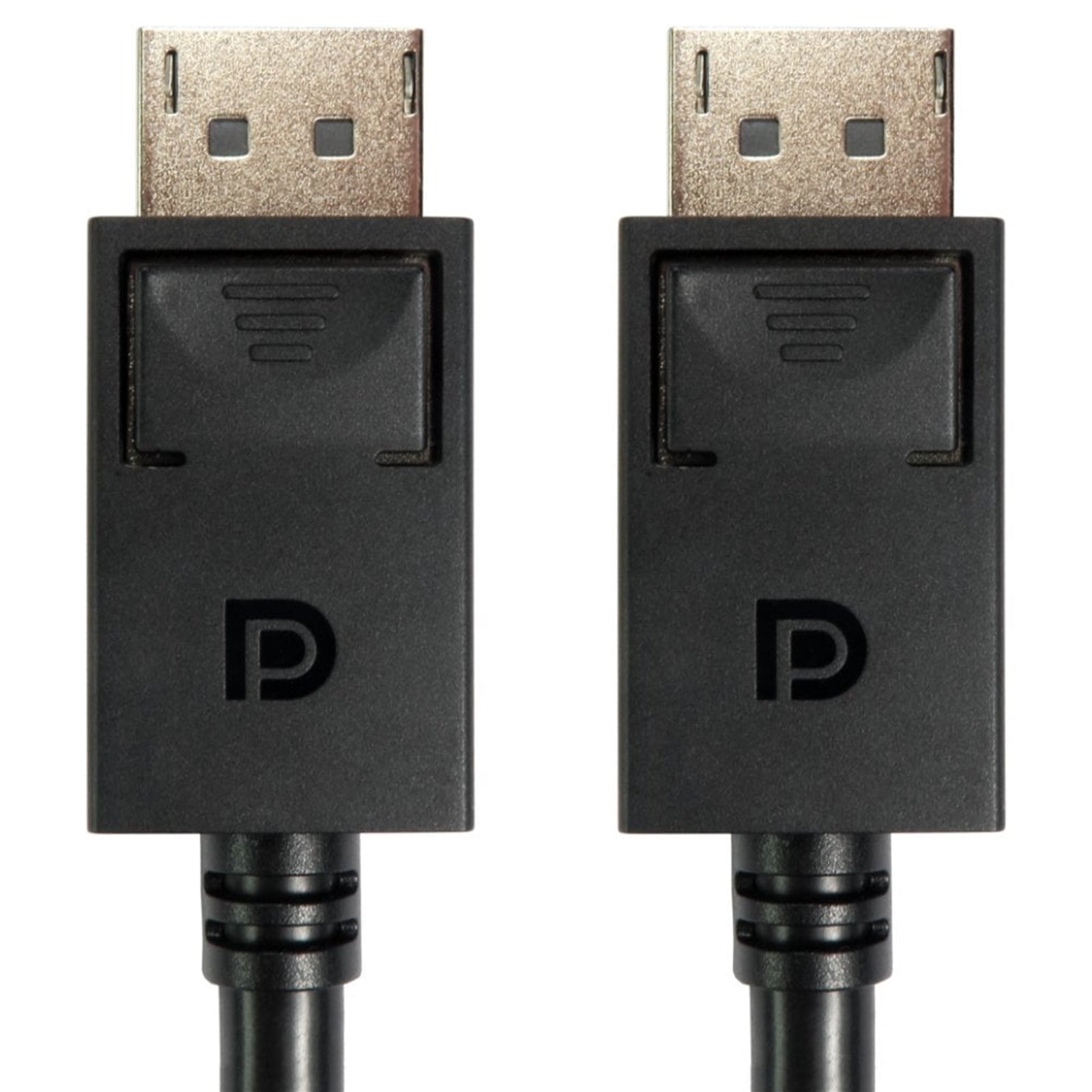 DisplayPort (M) to DisplayPort (M), DisplayPort 2.1, 1m, 8K60Hz Support, 2K240Hz (2560 x 1440) Support, UHBR10, 16k30Hz Support, 1080p Support 360Hz, Black