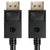 DisplayPort (M) to DisplayPort (M), DisplayPort 2.1, 1m, 8K60Hz Support, 2K240Hz (2560 x 1440) Support, UHBR10, 16k30Hz Support, 1080p Support 360Hz, Black