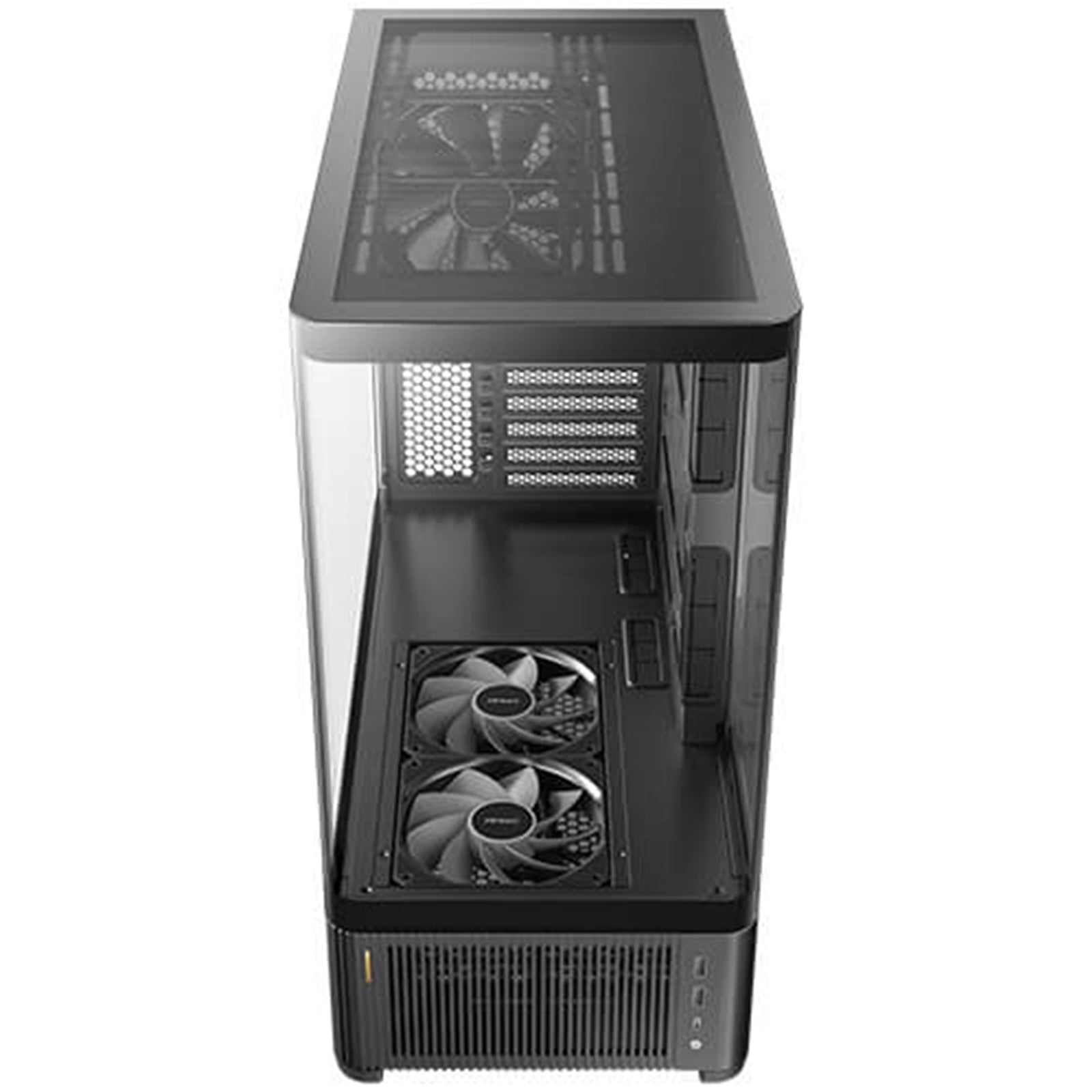ANTEC Constellation C6 AirAntec Mid-Tower Gaming PC Case - 2 x 120mm PWM Reverse fans, 1 x 140 PWM fan at rear, Curved Glass Desgin with 3-sided Tempered Glas, ATX/Micro-ATX/ITX