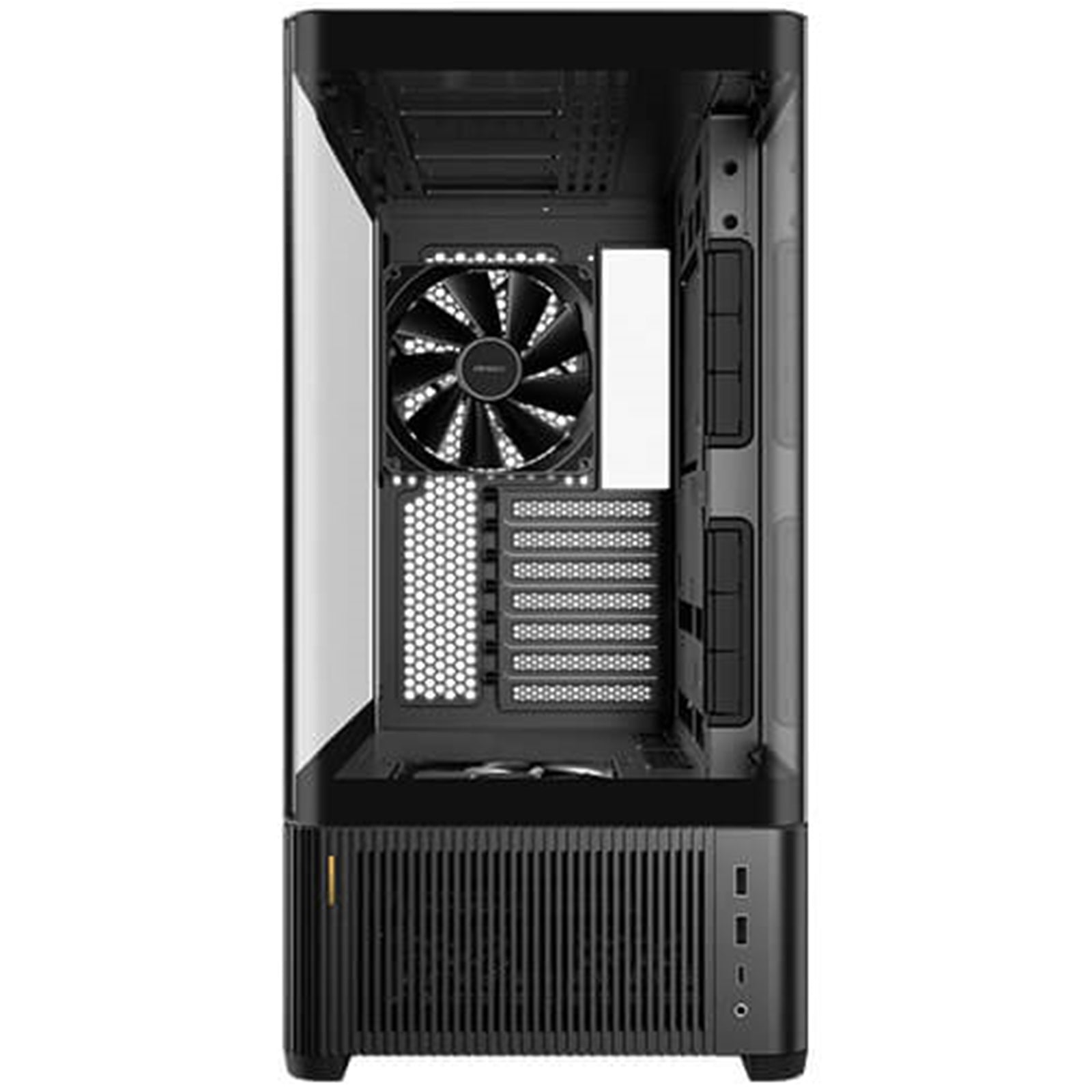 ANTEC Constellation C6 AirAntec Mid-Tower Gaming PC Case - 2 x 120mm PWM Reverse fans, 1 x 140 PWM fan at rear, Curved Glass Desgin with 3-sided Tempered Glas, ATX/Micro-ATX/ITX