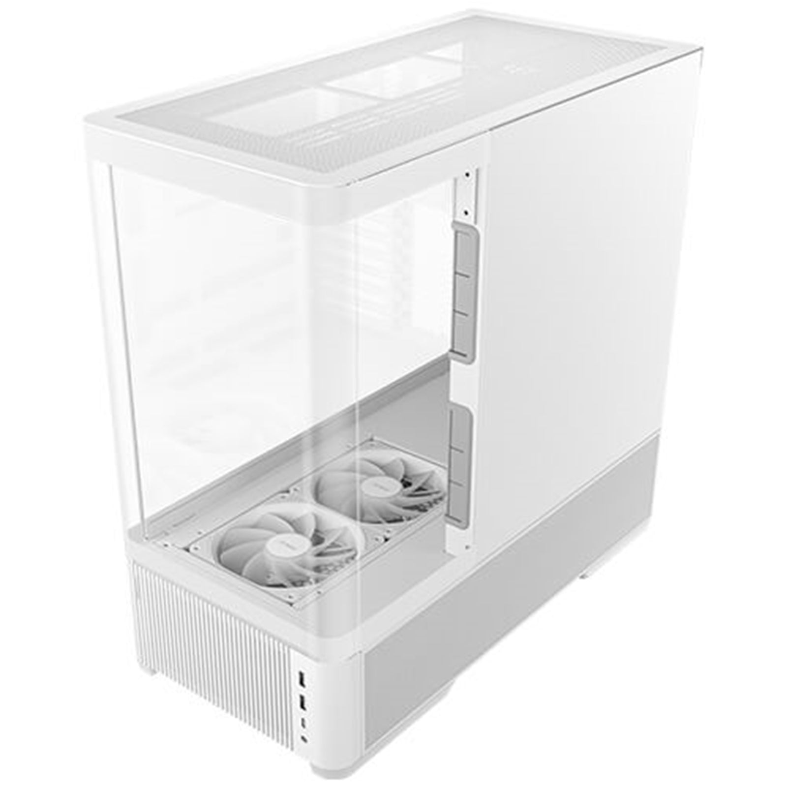 ANTEC Constellation C6 AirAntec Mid-Tower Gaming PC Case - 2 x 120mm PWM Reverse fans, 1 x 140 PWM fan at rear, Curved Glass Desgin with 3-sided Tempered Glas, ATX/Micro-ATX/ITX - White