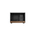 DeepCool CH260 Micro-ATX Mini Tower PC Gaming Case, Wood, Tempered Glass Side Panel USB Type-C High Airflow Supports ATX PSU & RTX GPUs Black