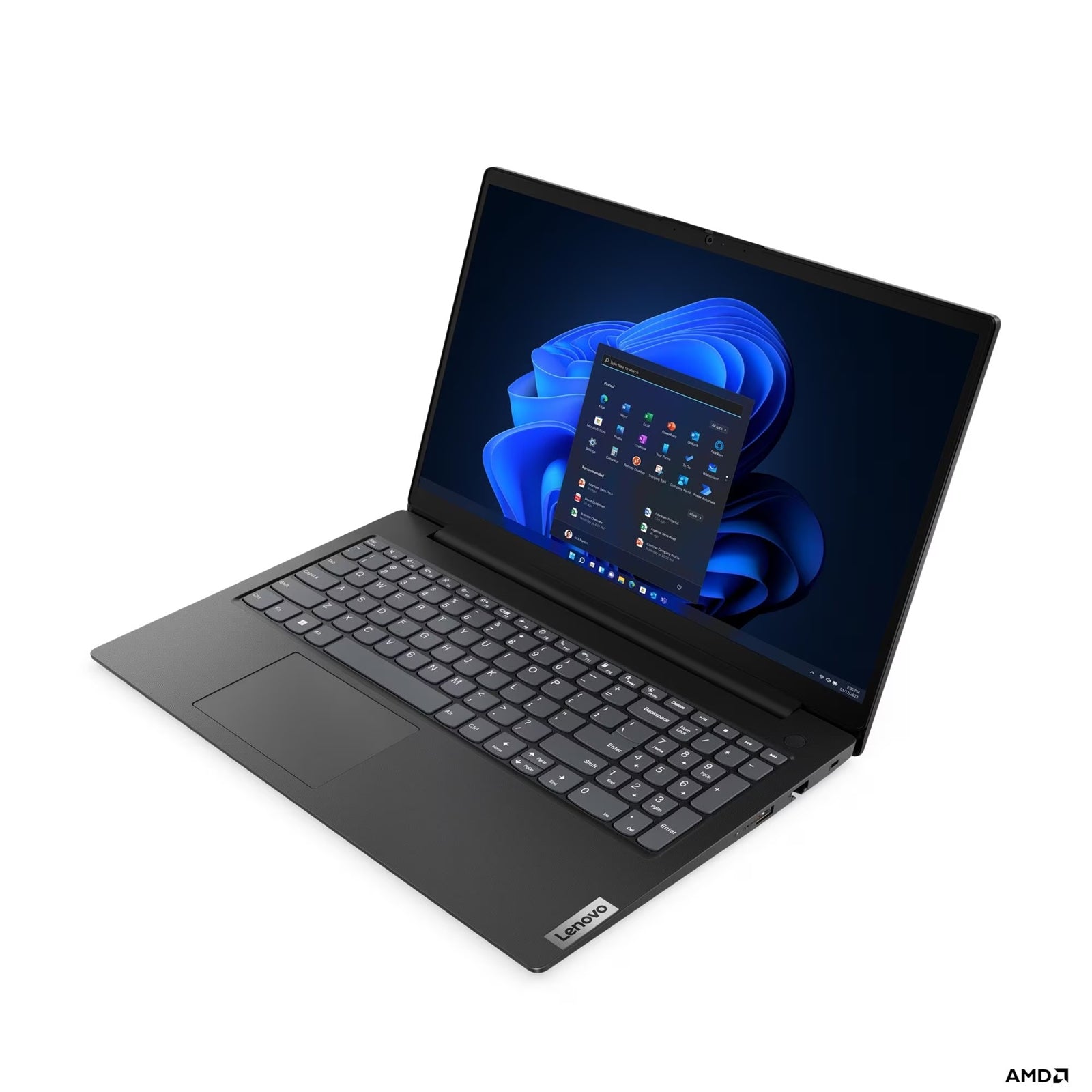 Lenovo V15 G4 AMN Laptop, 15.6 Inch Full HD 1080p Screen, AMD Ryzen 5 7520U, 8GB LPDDR5 RAM, 512GB SSD, AMD Radeon 610M Graphics, Windows 11 Home, Includes 2 Year warranty Upgrade