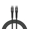 Verbatim (31859) Sync & Charge USB-C to USB-C 60W Magnetic Cable 120cm Black, Supports PD 3.0 and QC 3.0
