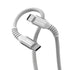 Verbatim (31850) Sync & Charge USB-C to USB-C 60W Magnetic Cable 120cm Grey, Supports PD 3.0 and QC 3.0