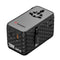 Verbatim (30186) Charge 'n' Travel 70W 2C Retractable Universal Travel Adapter Black, Fast Charging up to 70W