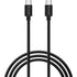 Verbatim (32391) Essentials Sync & Charge USB-C to C Cables (2 pack) Black & White, 1m, 60W PD, 480Mbps, USB Power Delivery 3.0 Supports Up To 60W Fast Charging