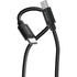 Verbatim (32391) Essentials Sync & Charge USB-C to C Cables (2 pack) Black & White, 1m, 60W PD, 480Mbps, USB Power Delivery 3.0 Supports Up To 60W Fast Charging