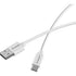 Verbatim (32393) Essentials Sync & Charge USB-A to C Cables (2 pack) Black & White,1m,18W QC, 480Mbps, Quick Charge 3.0 Support Up To 18W Charging