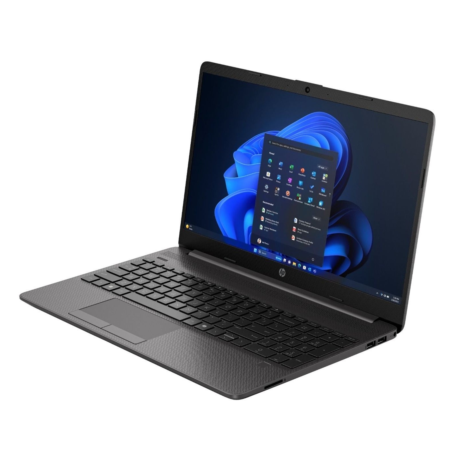 HP 250R G9 C38LHAT#ABU Laptop, 15.6 Inch Full HD 1080p Screen, Intel Core i3-1315U, 8GB RAM, 256GB SSD, Intel UHD Graphics, Windows 11 Home