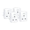 TP-Link Tapo P110(4-pack) Mini Smart Wi-Fi Socket, Energy Monitoring, 4-Pack