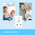 TP-Link Tapo P110(4-pack) Mini Smart Wi-Fi Socket, Energy Monitoring, 4-Pack