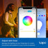 TP-Link Tapo L530E Smart Wi-Fi Light Bulb, Multicolor, E27
