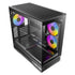 Antec Constellation C2M ARGB Micro-ATX PC Case, 270' Panoramic Tempered Glass, 240mm and 120mm ARGB PWM Fans, USB-C, 360mm Radiator Support, Black