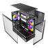 Antec Constellation C2M ARGB Micro-ATX PC Case, 270' Panoramic Tempered Glass, 240mm and 120mm ARGB PWM Fans, USB-C, 360mm Radiator Support, Black