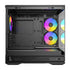Antec Constellation C2M ARGB Micro-ATX PC Case, 270' Panoramic Tempered Glass, 240mm and 120mm ARGB PWM Fans, USB-C, 360mm Radiator Support, Black