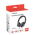 Verbatim TruSound USB-C Over-Ear Headset With In-Line Microphone, Black