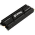 Kingston FURY Renegade SFYRSK/1000G 1TB M.2 NVMe PCIe Gen4 SSD, 7300MB/s Read, 6000MB/s Write, PlayStation 5 Compatible, 2280 Size, 5 Year Warranty, Heatsink