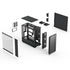Fractal Design Epoch XL RGB Black E-ATX/ATX Mid Tower PC Case, Light-Tint Tempered Glass, 3 x 140mm Momentum RGB Fans, USB-C 20Gbps, 360mm Radiator Support, 425mm GPU Clearance
