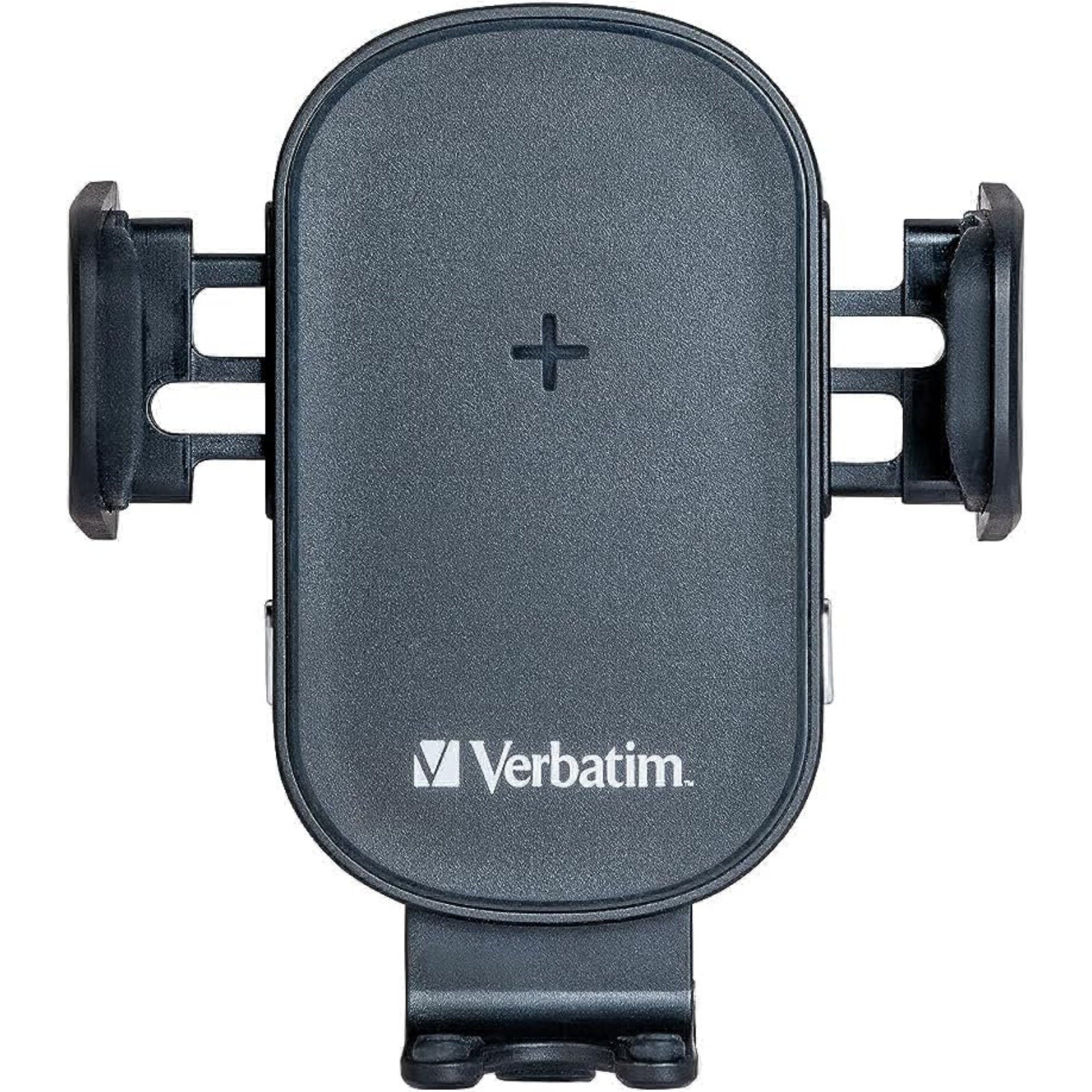 Verbatim FWC-01 Qi Fast Wireless Car Charger, 360 Degrees Rotatable, Three Mounting Options: Vent Holder, Suction Cup On Dashboard, Or Front Window