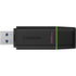 Kingston DataTraveler Exodia DTXG2/256GB USB Flash Drive, 256GB, USB 3.2 Gen 1, Green / Black, Snap-on Cap Design