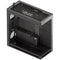 HAVN HVN-CA-HS420-06 black mid tower PC case with UniSheet glass, supports large GPUs and multiple fan configurations.