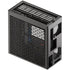 HAVN black mid tower PC case with UniSheet glass, spacious interior, supports up to 480mm GPU and multiple fan configurations.