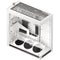 HAVN HVN-CA-HS420-07 mid tower PC case with UniSheet glass, spacious GPU clearance, supports multiple fan sizes, ATX and Micro-ATX.