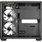 AeroCool mid tower PC case with tempered glass side panel, RGB lighting, included 2x 140mm and 4x 120mm fans, supports various motherboard sizes