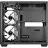 AeroCool mid tower PC case with tempered glass side panel, RGB lighting, included 2x 140mm and 4x 120mm fans, supports various motherboard sizes