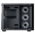 AeroCool dual-chamber PC case with curved glass panel, four ARGB fans, large GPU clearance, supporting ATX, Micro-ATX, and Mini-ITX motherboards.