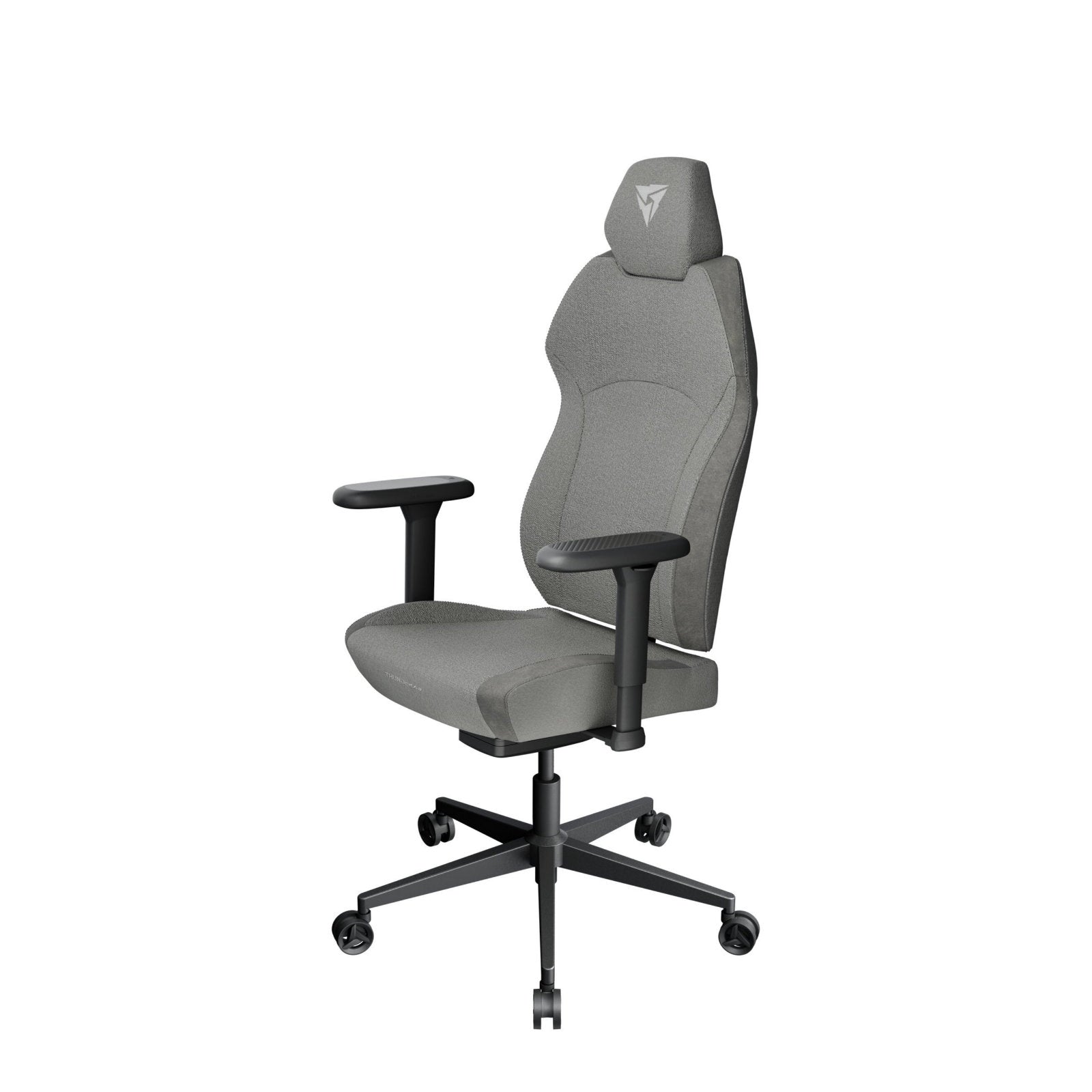 Thunder X3 TX3 SOLO 360 gaming chair in Loft Air Light Grey, featuring ergonomic design and adjustable armrests.