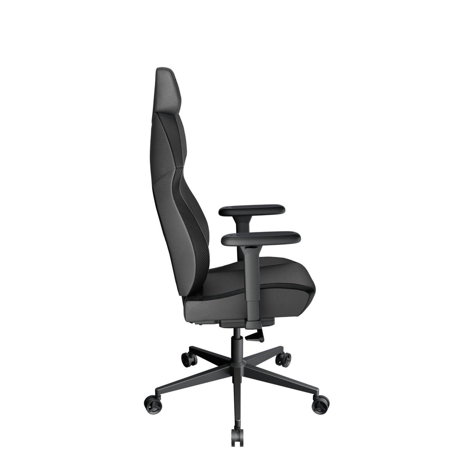 Thunder X3 TX3 SOLO 360 gaming chair in modern black, sleek ergonomic design with no pockets for gaming comfort.
