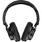 Verbatim TruSound Pro Bluetooth ANC headset in black with ear cushions, detachable audio cable, showing wireless and noise-canceling features.