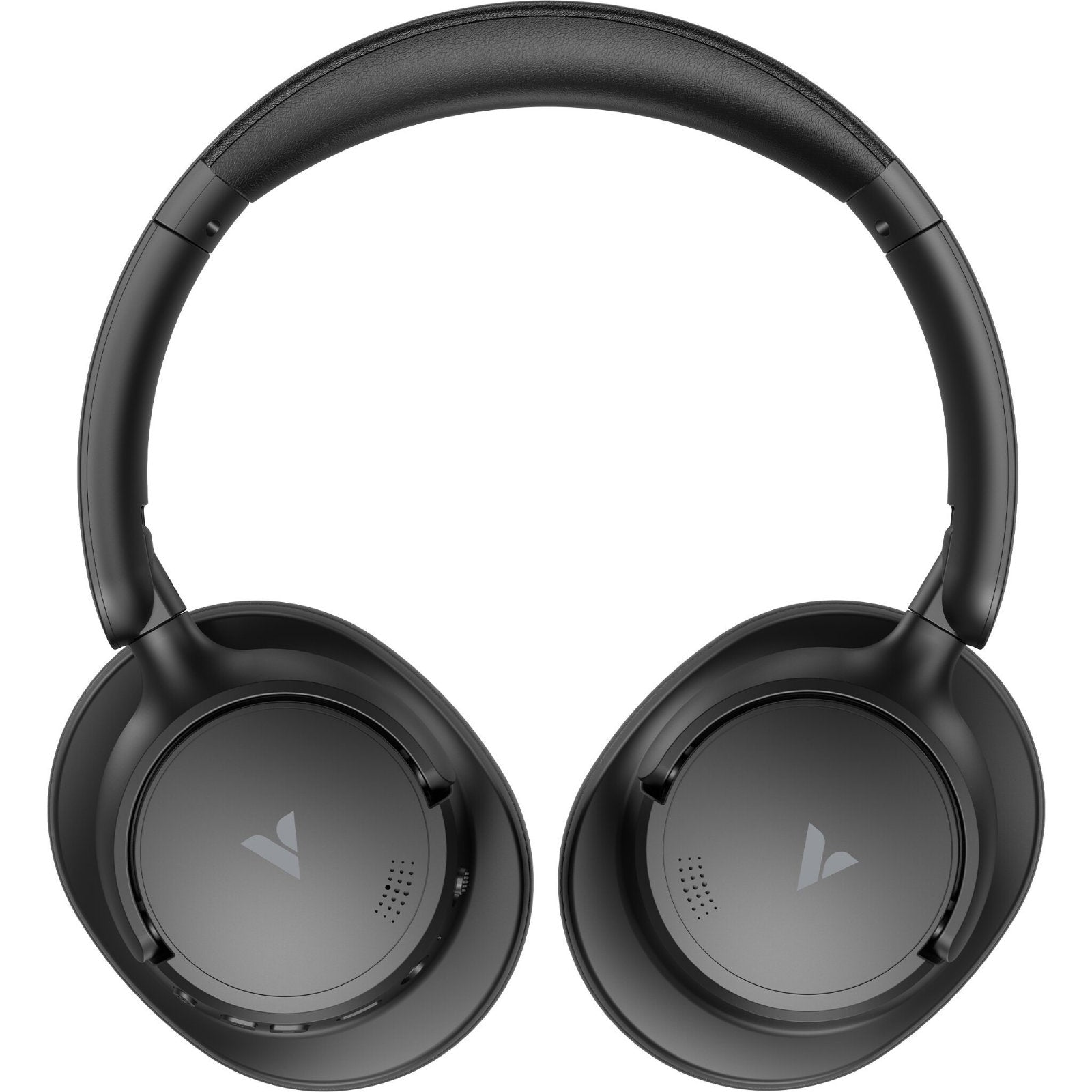 Verbatim TruSound Pro Bluetooth ANC headset in black with over-ear design, showing headphones with detachable audio cable.