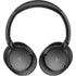Verbatim TruSound Pro Bluetooth ANC headset in black with over-ear design, showing headphones with detachable audio cable.