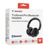 Verbatim TruSound Pro Bluetooth ANC headset with black design, wireless audio, active noise cancelling, and detachable 3.5mm cable.