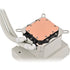Thermaltake Retro 360 Ultra ARGB Sync AIO liquid cooler with triple 120mm ARGB fans and a CRT-style 3.7” LCD display in white