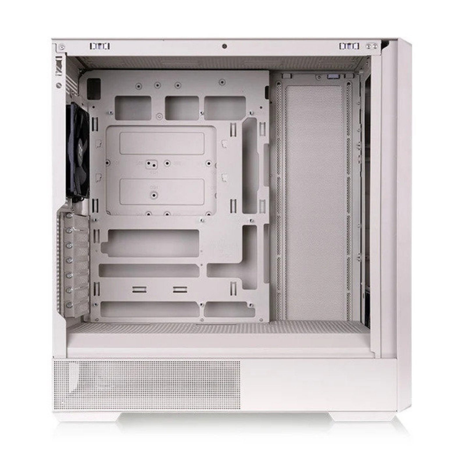 Thermaltake Retro 360 TG beige ATX PC case with retro front panel, tempered glass side panel, supports 360mm AIO cooling.