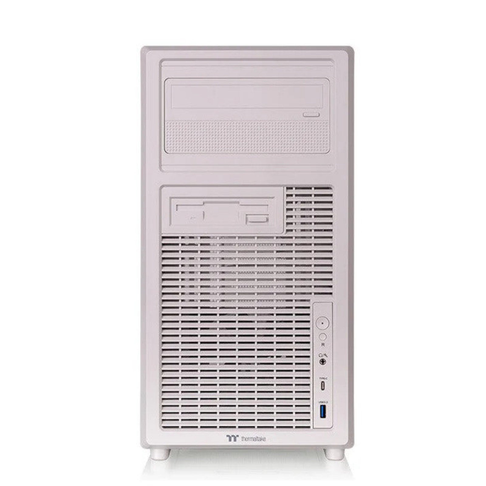 Thermaltake Retro 260 TG beige micro tower ATX PC case with tempered glass side panel and retro front design.