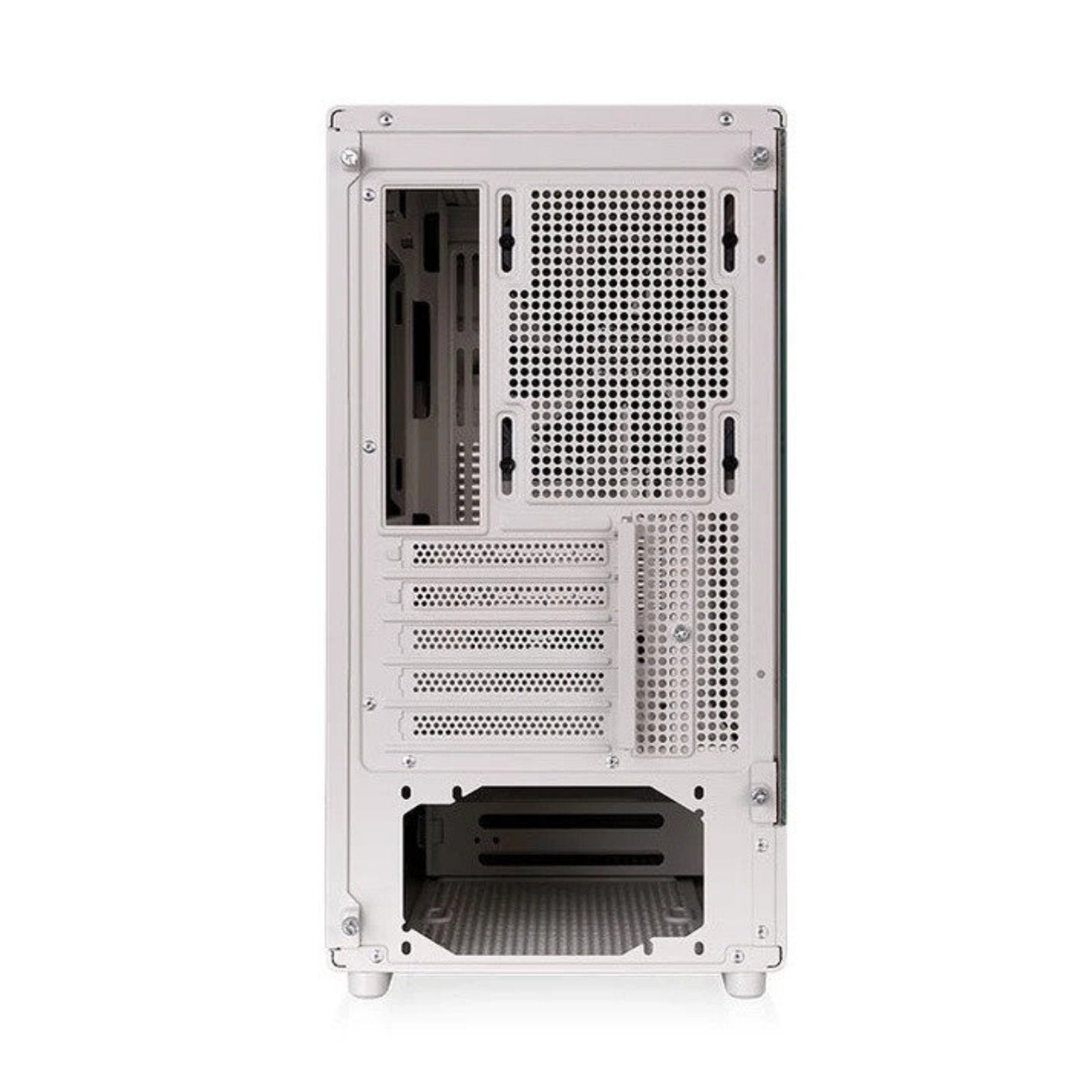 Thermaltake Retro 260 TG Micro Tower ATX PC case with beige retro front panel, tempered glass side, supports 280mm AIO cooling.