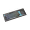Ducky Cushion 98 mechanical keyboard with UK layout, green switches, and silent key technology.