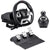 Genius SpeedMaster X5 FF 1080-degree force feedback racing wheel with six-plus R shifter for realistic racing simulation accessories.