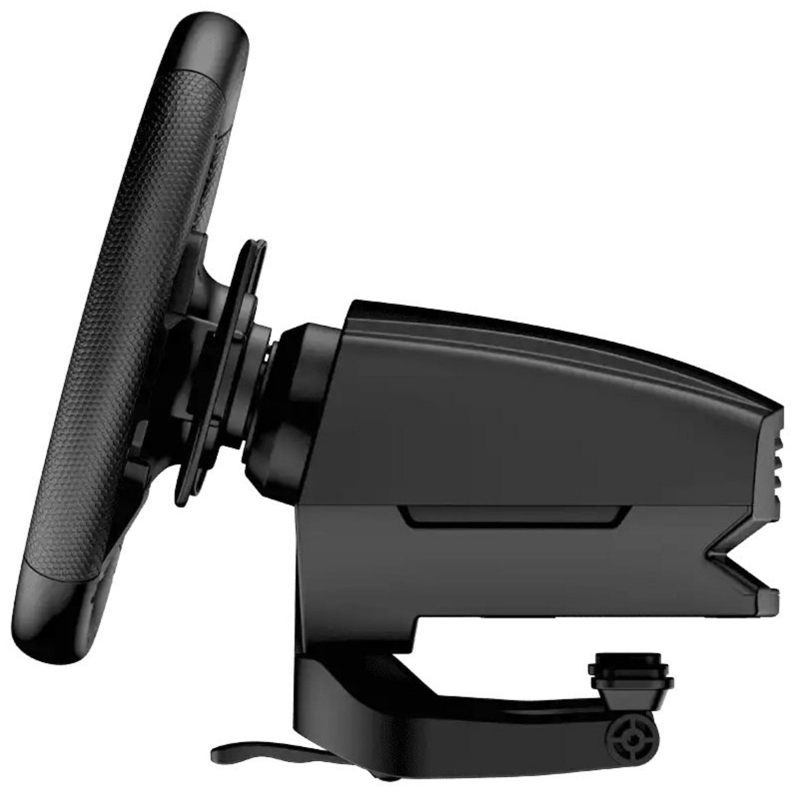 Genius SpeedMaster X5 FF 1080-degree force feedback racing wheel with 6+R shifter for gaming simulation accessories.