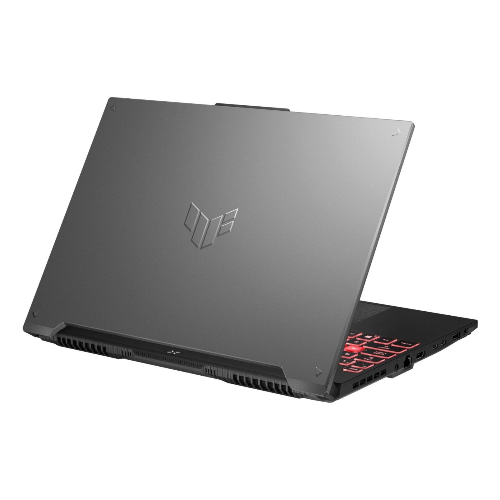 ASUS TUF A16 gaming laptop with 16-inch display, AMD Ryzen 7, 16GB DDR5, 512GB SSD, NVIDIA RTX 4050, Wi-Fi 6, Windows 11.