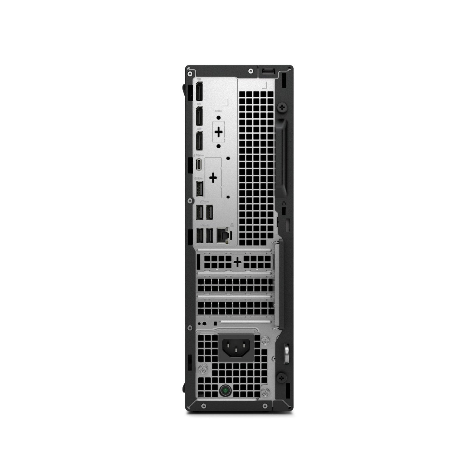 Dell Pro QBS1250 Plus Slim Desktop PC with Intel Core Ultra 7 265, 16GB DDR5, 512GB SSD, Windows 11 Pro, front view