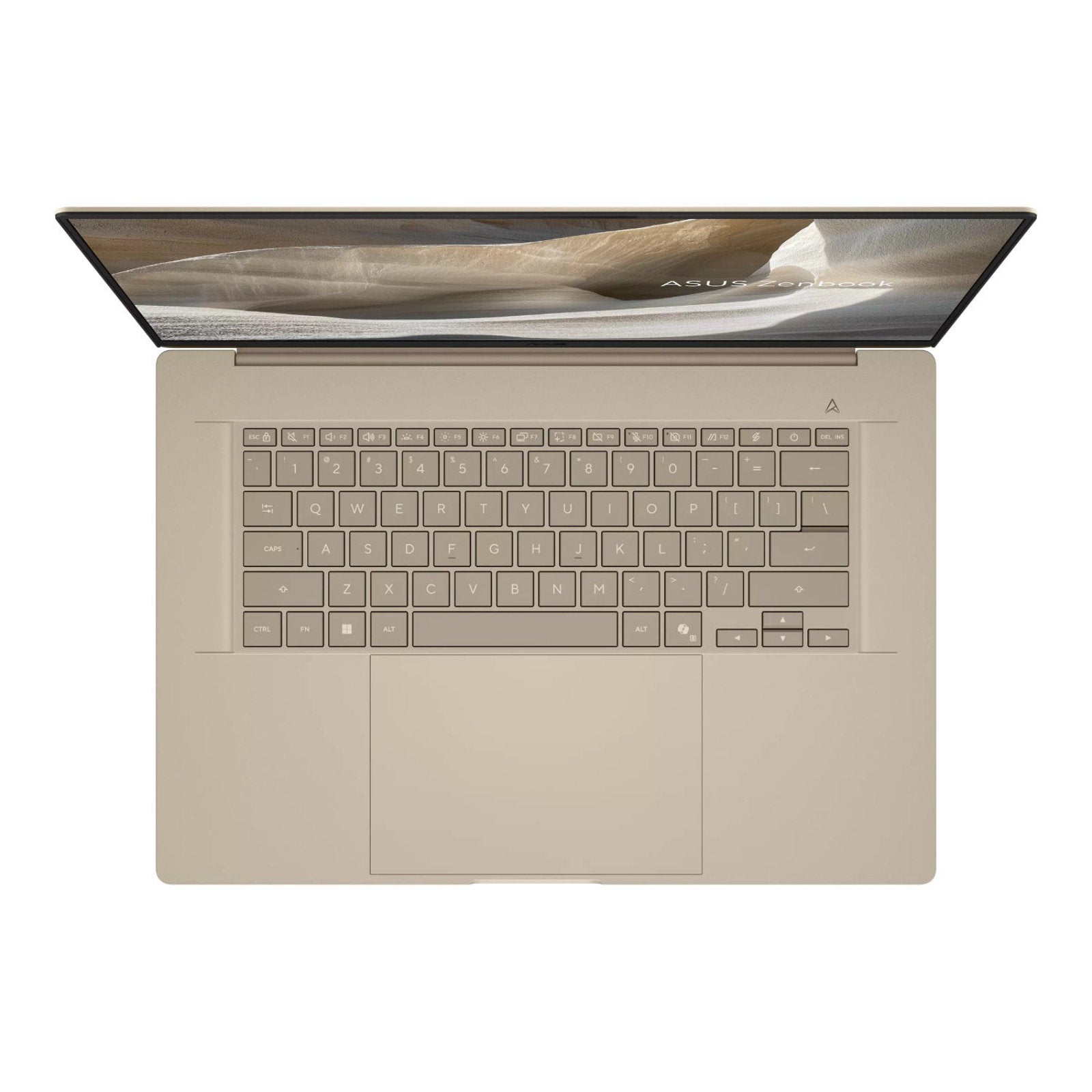 ASUS Zenbook A16 laptop with 16-inch WUXGA OLED screen, Qualcomm Snapdragon X1 processor, 16GB RAM, 512GB SSD, Windows 11 Home