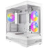 Antec Constellation C2M ARGB Micro-ATX PC case with white finish, tempered glass side panel, ARGB fans, USB-C port, and radiator support