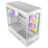 Antec Constellation C2M ARGB Micro-ATX PC case with white finish, tempered glass side panel, ARGB fans, USB-C port, and radiator support