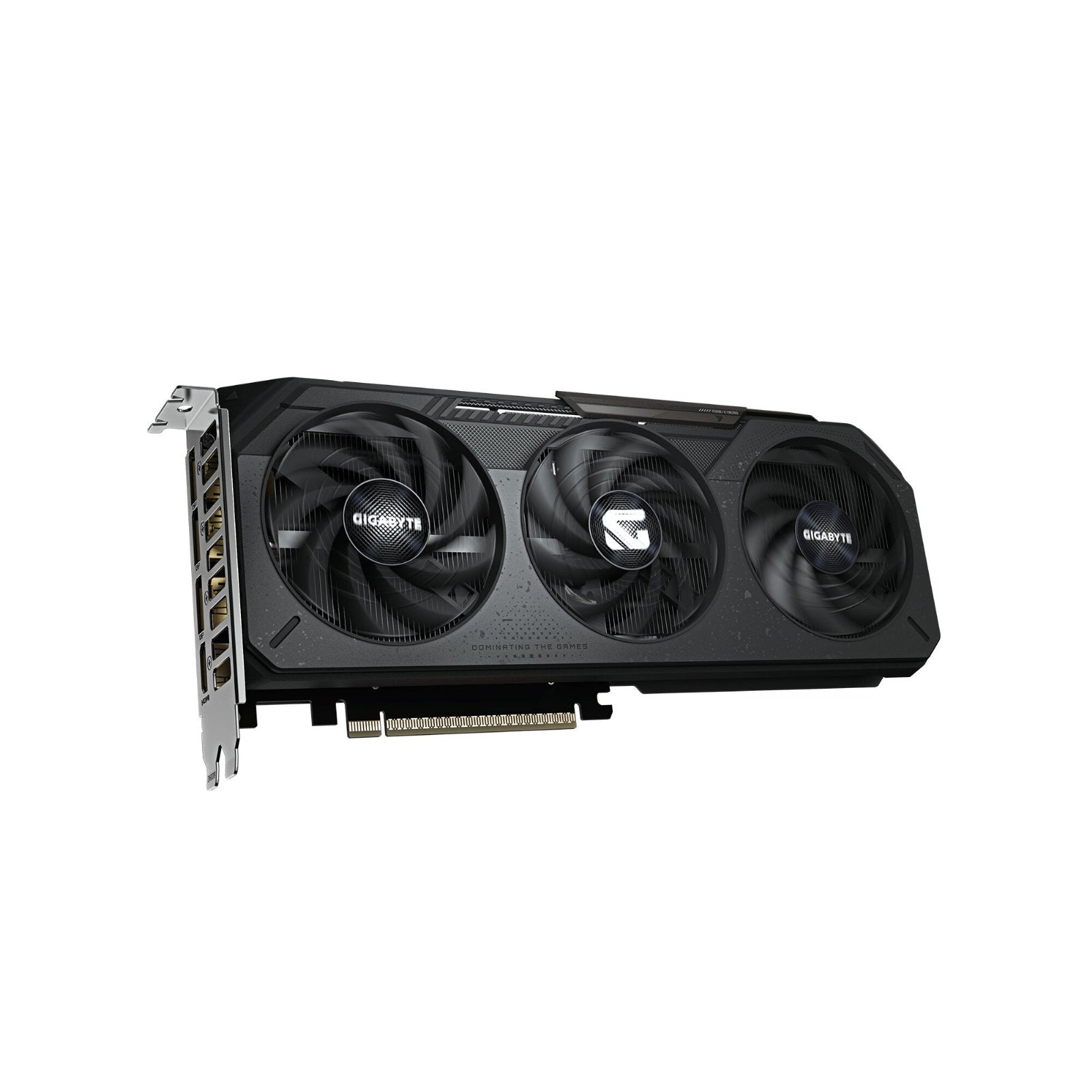 GIGABYTE NVIDIA GeForce RTX 5060 GAMING OC V2 8GB GDDR7 graphics card with triple fans, multiple display ports, and CUDA cores.